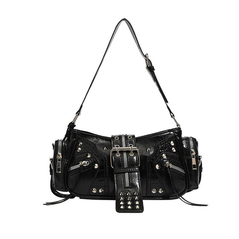 Retro Oil Wax Leather Handbag - European American Style